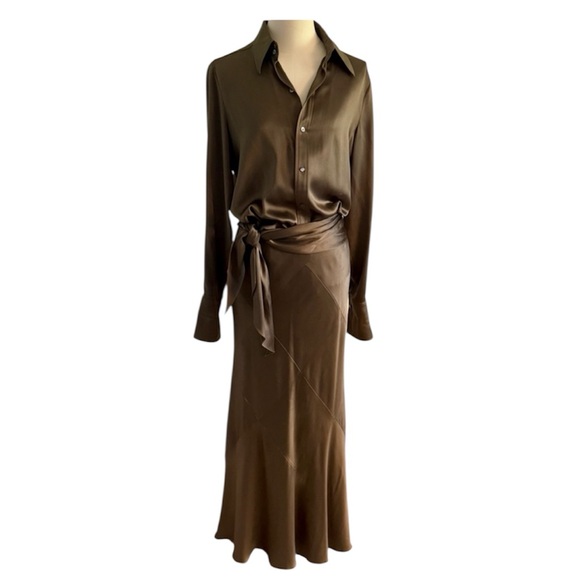 Ralph Lauren Purple Label 100% Silk
Blouse & Skirt Set - Picture 1 of 13